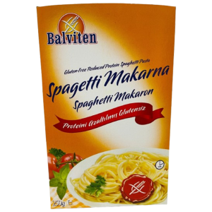 Balviten Spaghetti Makaron Glutensiz  Proteini Azaltılmış Spagetti Makarna 250g